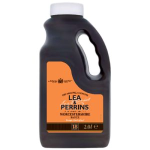 Salsa Lea & Perrins Worcestershire Sauce, garrafa 2 litros
