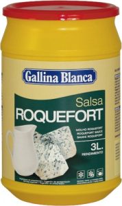 Salsa Roquefort deshidratada Gallina Blanca, 1 kg.
