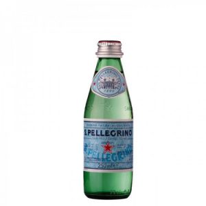 Agua San Pelegrino 250 ml. Cristal Sin Retorn, caja de 24
