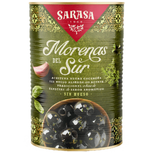 Olivas Morenas del Sur Sarasa 370 Gr. Caja de 12