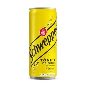 Tónica Schweppes lata larga 330 ml., caja de 24