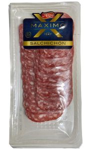 Salchichón 70 gr., caja de 12 sobres