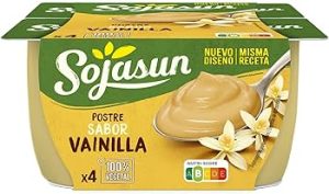 Natillas "Plaisir" de Vainilla Sojasun, pack de 4