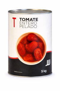 Tomàquet natural sencer pelat JJJ, llauna 5 kg.