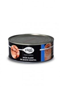 Atún Claro en aceite Vegetal Friend Cook, lata 1 kg. RO-900
