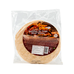 "Tortitas" de Maíz Super Mex 20 cm., pack de 12