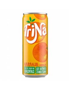 Trina Naranja lata larga 330 ml., caja de 24 unidades Trina Naranja lata larga 330 ml., caja de 24 unidades
