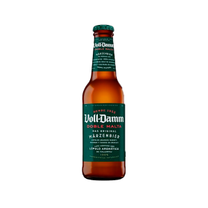 Cervesa Voll Damm 1/4 Vidre Sense Retorn 250 ml., caixa de 24