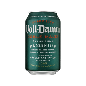 Cervesa Voll Damm llauna 330 ml., caixa de 24