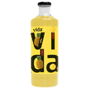 Suc Vida Pinya 1 litre Vidre Sense Retorn, caixa de 12