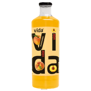 Suc Vida Préssec 1 litre Vidre Sense Retorn, caixa de 12