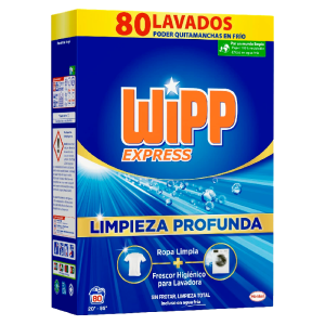 Detergente Wipp Polvo, 75 dosis