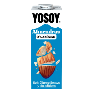 Yosoy Ametlla Sense Sucre 1 litre Brick, caixa de 6
