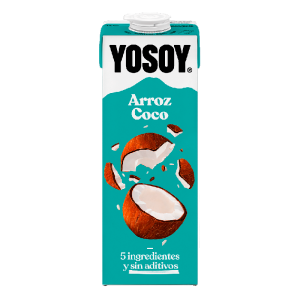 Llet Yosoy Coco i Arròs 1 litre Brick, caixa de 6