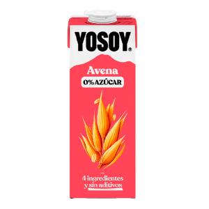 Yosoy Avena Sin Azúcar 1 litro, pack de 6