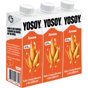 Leche de Avena Yosoy Mini Brick 250 ml., caja de 24