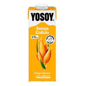 Llet Yosoy Civada + Calci 1 litre Brick, caixa de 6