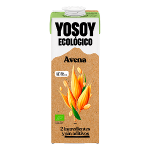 Leche Yosoy Avena Ecológica 1 litro, pack de 6