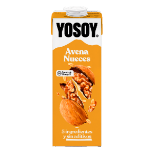 Bebida de Nueces y Avena Yosoy Brick 1 litro, pack de 6